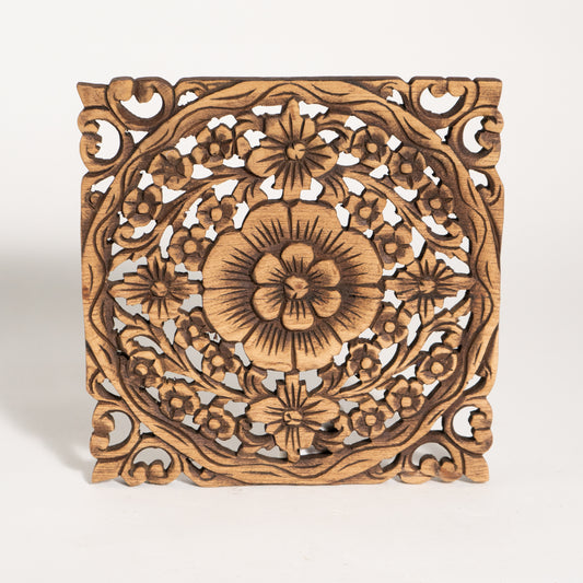 Carved Wood Panel